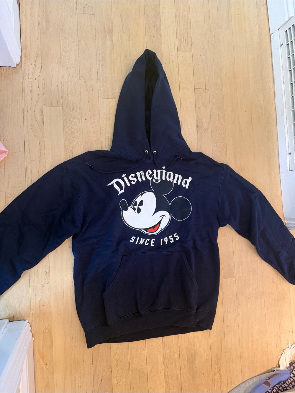 Disney Navy Blue Crewneck Sweatshirt with Mickey Graphic